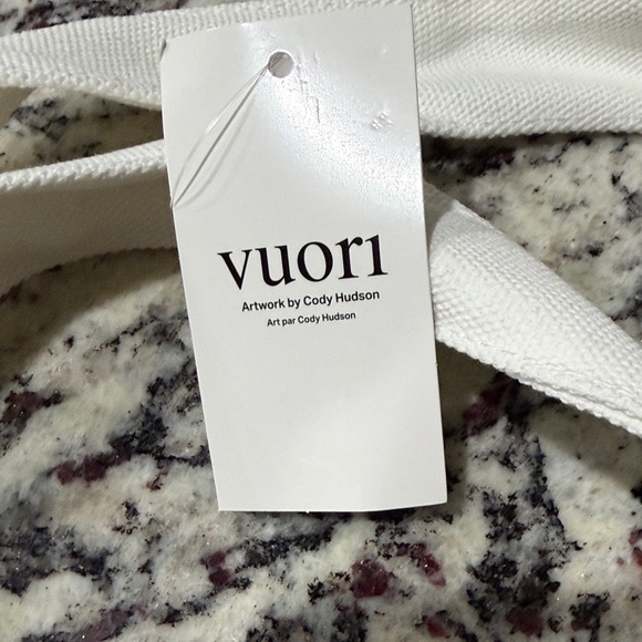 Vuori Holiday strawberry Red and White Graphic Tote - Picture 2 of 4